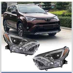 Headlight Assembly Replacement for 2016-2018 Rav4 Left/Right Front Headlights